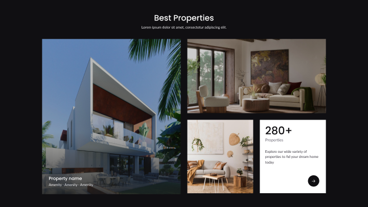 Resort property direct booking website