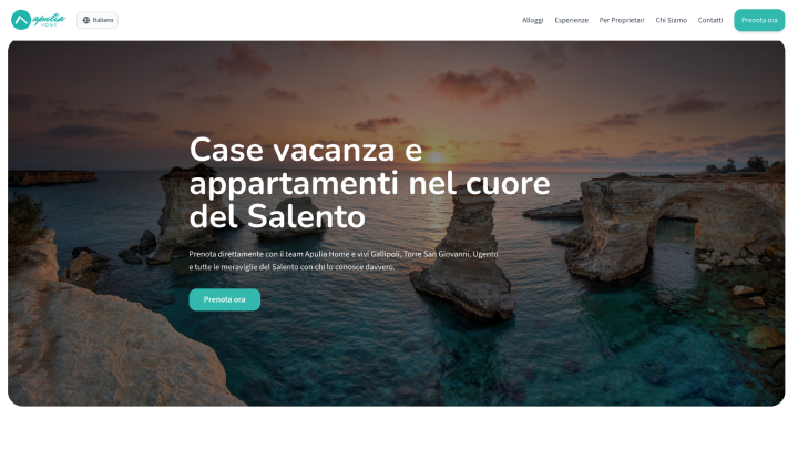 Country estate vacation rental booking site